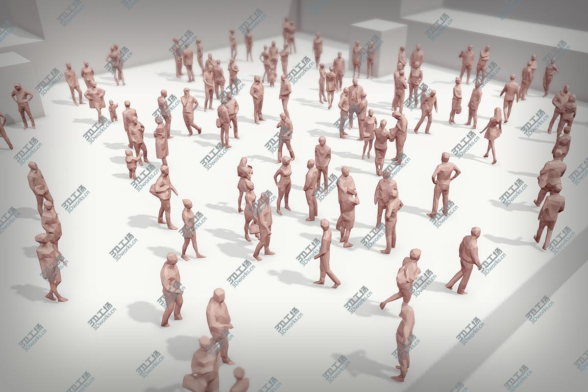 images/goods_img/202104021/3D Lowpoly People Crowd/1.jpg